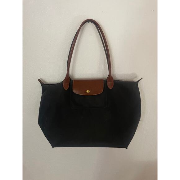 LONGCHAMP Le Pliage Original Tote Bag in Gray LAPTOP TRAVEL Purse - Picture 3 of 9